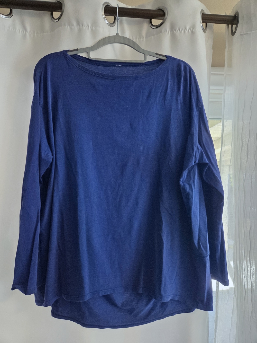 lululemon athletica Women's Backbin Action Long Sleeve Tee in Royal Blue